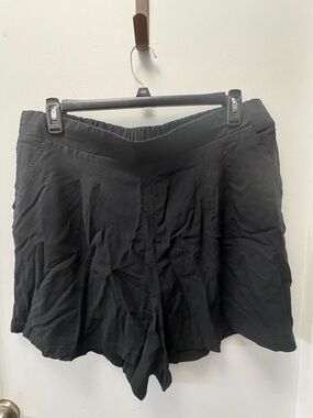 torrid Black High-Waist Elastic Waistband Shorts
